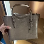 COACH MOLLİE CROCO DERİ BAG - Görsel 3