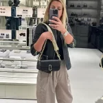 Marc Jacobs mini j marc shoulder bag - Görsel 2