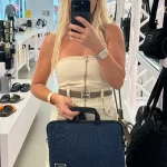 Marc jacobs nylon laptop bag - Görsel 3