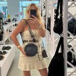 Marc jacobs yuvarlak çanta askı dahil - Görsel 2