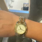 TORYBURCH GOLD SİLVER WATCH - Görsel 4