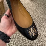 Tory burch lastikli babet - Görsel 5