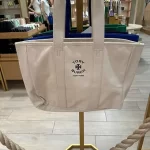 Toryburch canvas large tote bag - Görsel 3