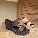 Toryburch dolgu topuk terlik - Görsel 3