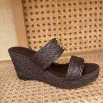 Toryburch dolgu topuk terlik - Görsel 5