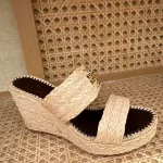 Toryburch dolgu topuk terlik