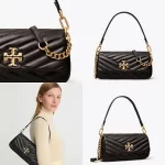 Toryburch kira black shoulder bag