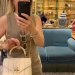 Toryburch kira top handle small bag - Görsel 3